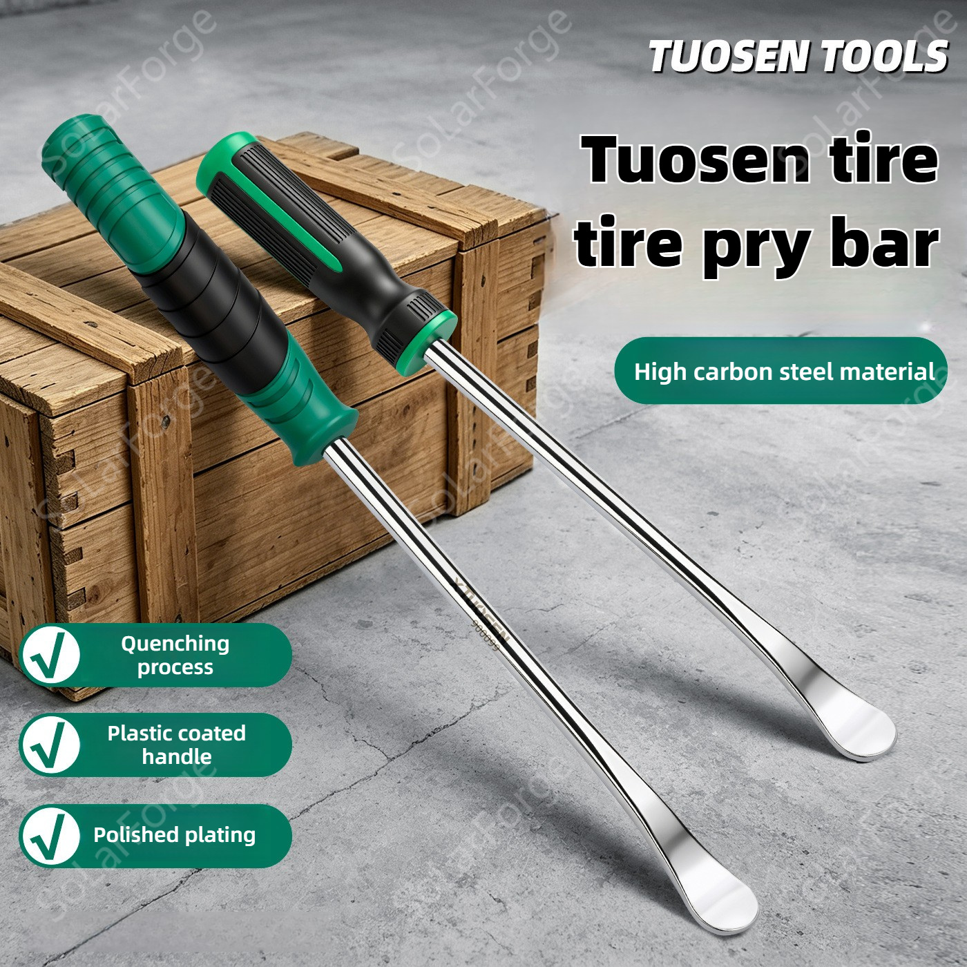 Heavy Equipment Repair - Tire Pry Bar Lever, Multi-functional Wrecking