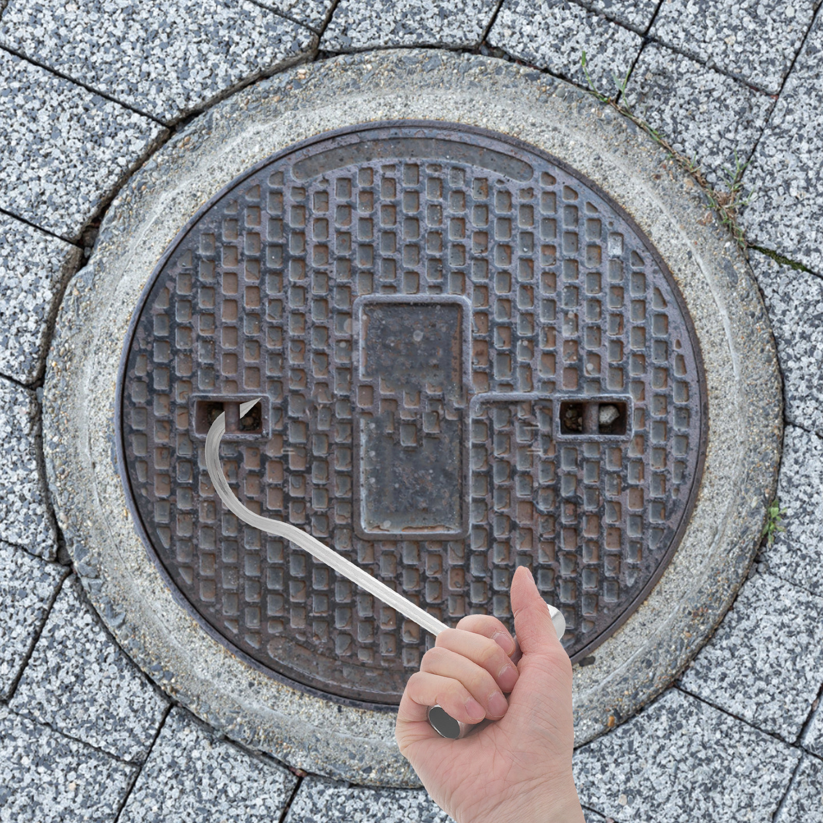 T-Shaped Manhole Cover Lifter  - مراجعة Manhole Cover Lifting وسعره