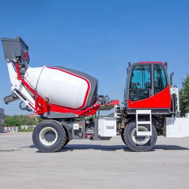 4WD Self Loading Concrete Mixe - مراجعة Concrete Mixer Machine وسعره