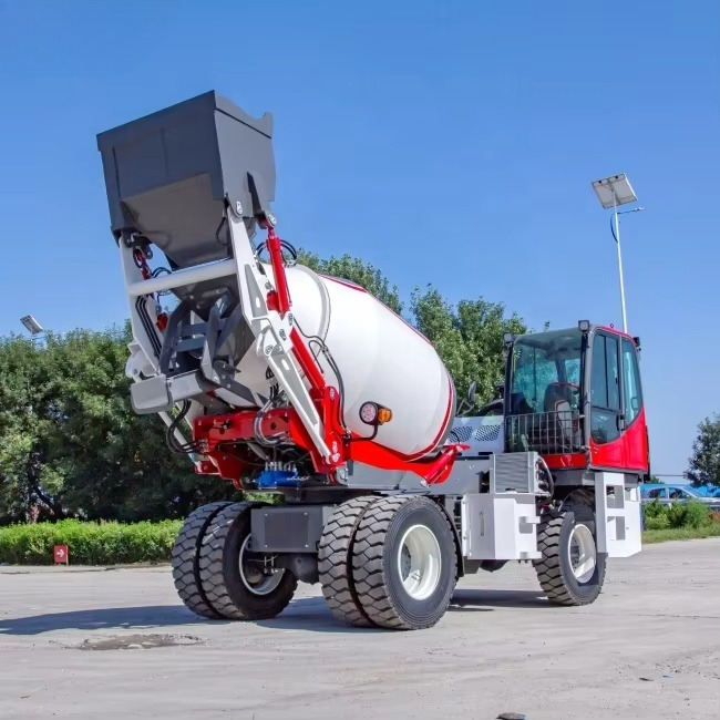 4WD Self Loading Concrete Mixe - مراجعة Concrete Mixer Machine وسعره