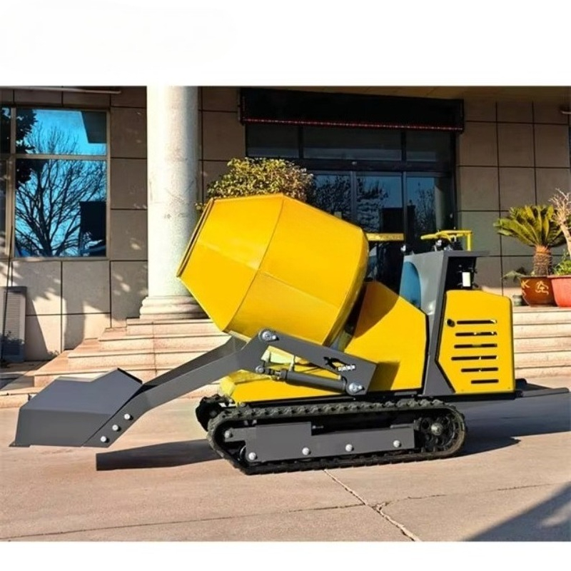 Crawler Self-Loading 0.8 Ton C - مراجعة Concrete Mixer Machine وسعره