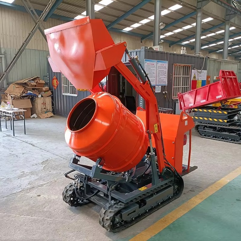 Crawler Self-Loading 0.8 Ton C - مراجعة Concrete Mixer Machine وسعره