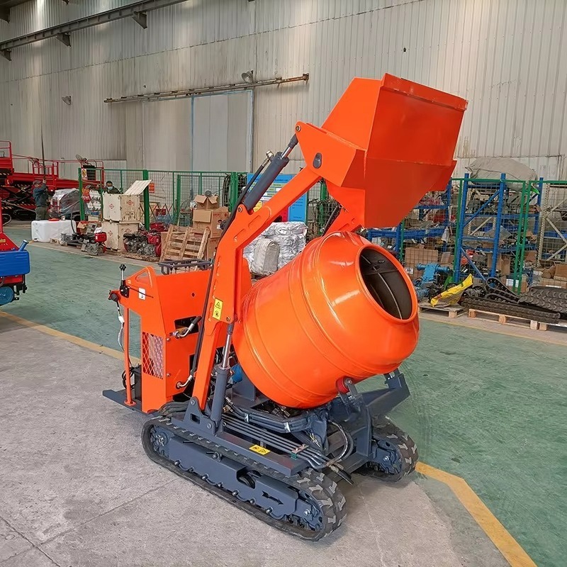 Crawler Self-Loading 0.8 Ton C - مراجعة Concrete Mixer Machine وسعره