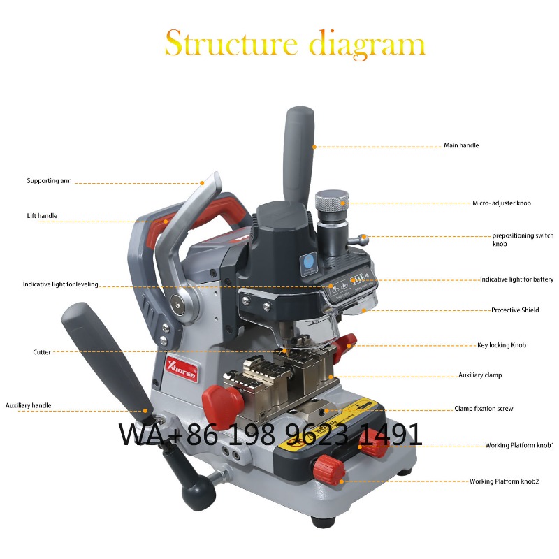 Heavy-duty manual key cutting  - مراجعة Heavy Equipment Keys وسعره