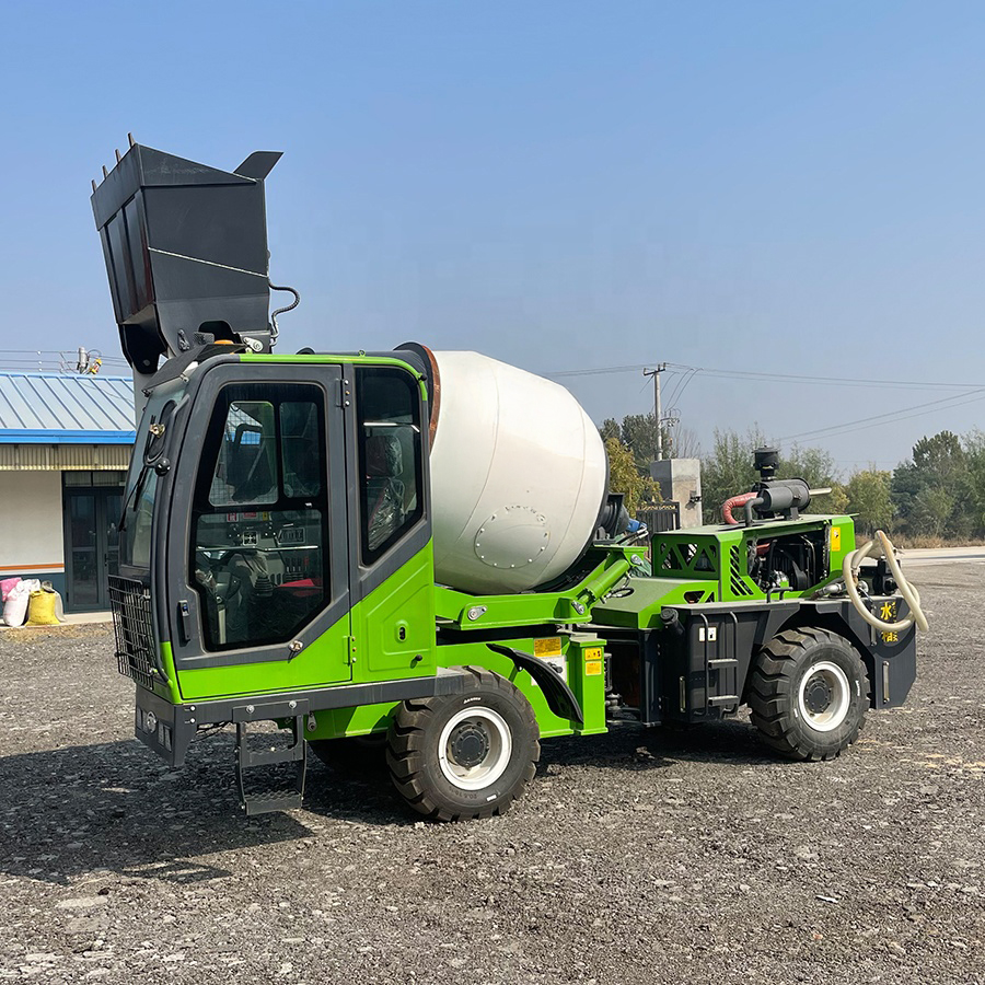 1.8m3 EPA EU5 Mixer Truck Dies - مراجعة Concrete Mixer Machine وسعره