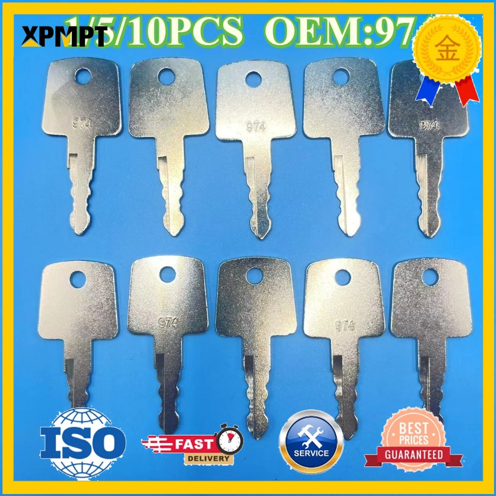 1/5/10pcs 974 Sakai Roller Ign - مراجعة Heavy Equipment Keys وسعره