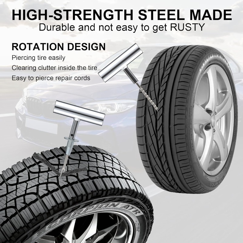 1Set Tire Repair Kit with Plug - مراجعة Heavy Equipment Repair وسعره