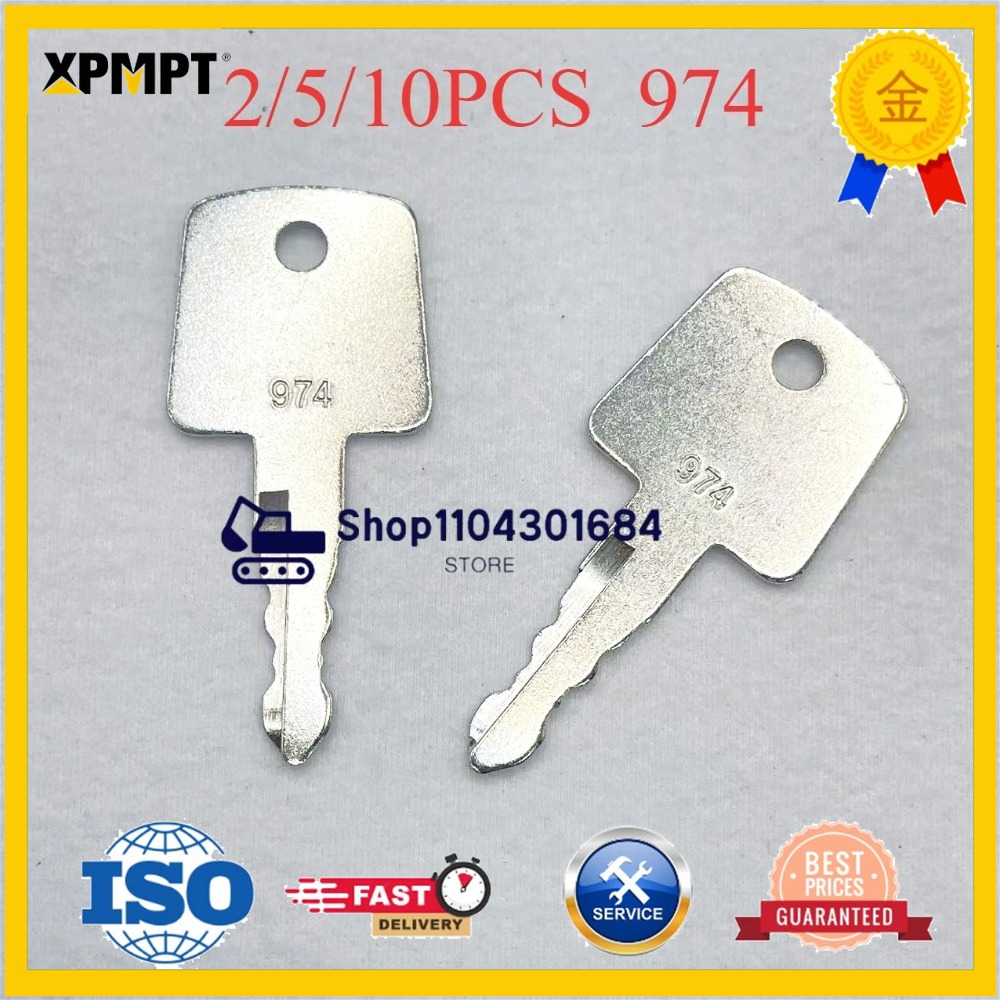 10pc Sakai Roller Ignition Key - مراجعة Heavy Equipment Keys وسعره