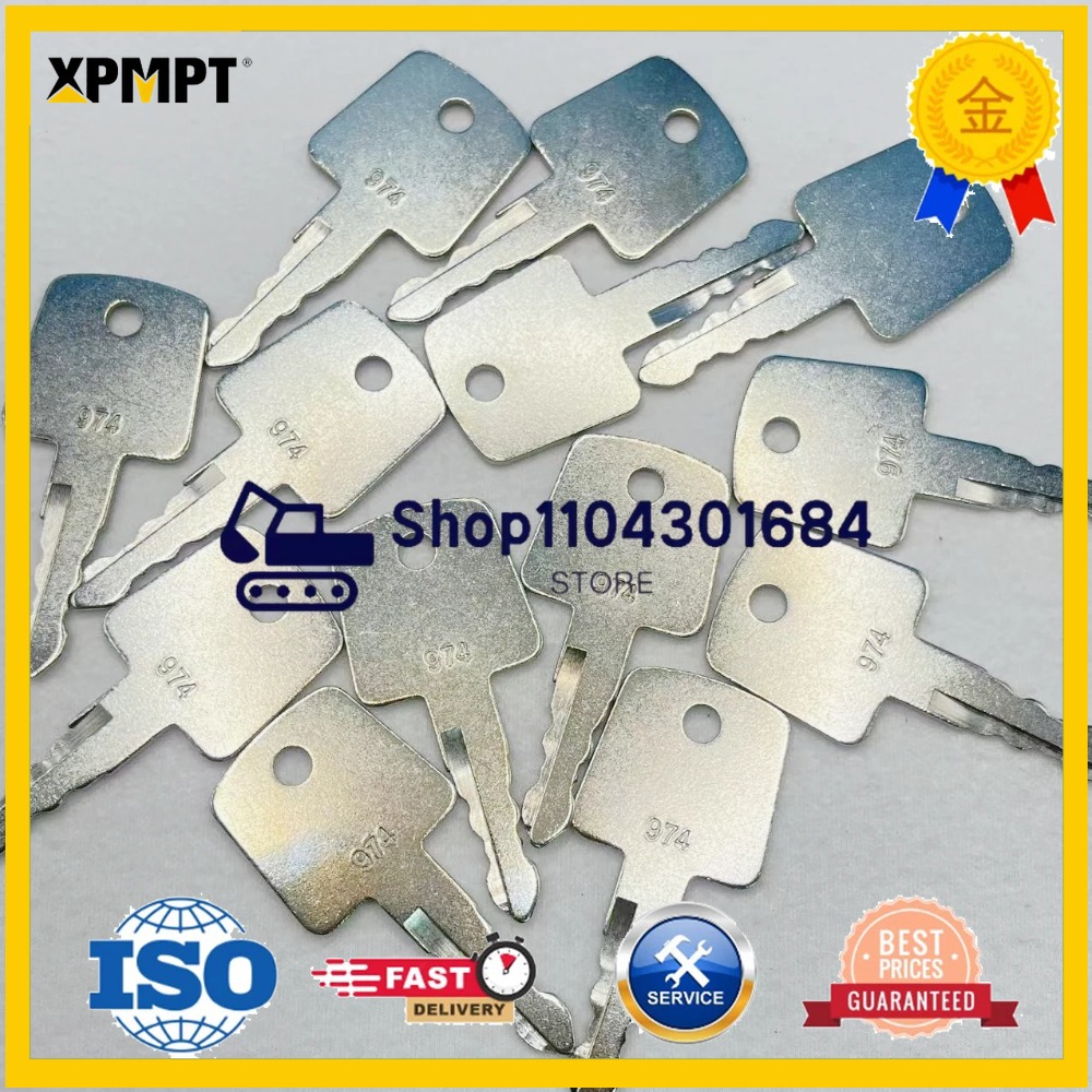 10pc Sakai Roller Ignition Key - مراجعة Heavy Equipment Keys وسعره