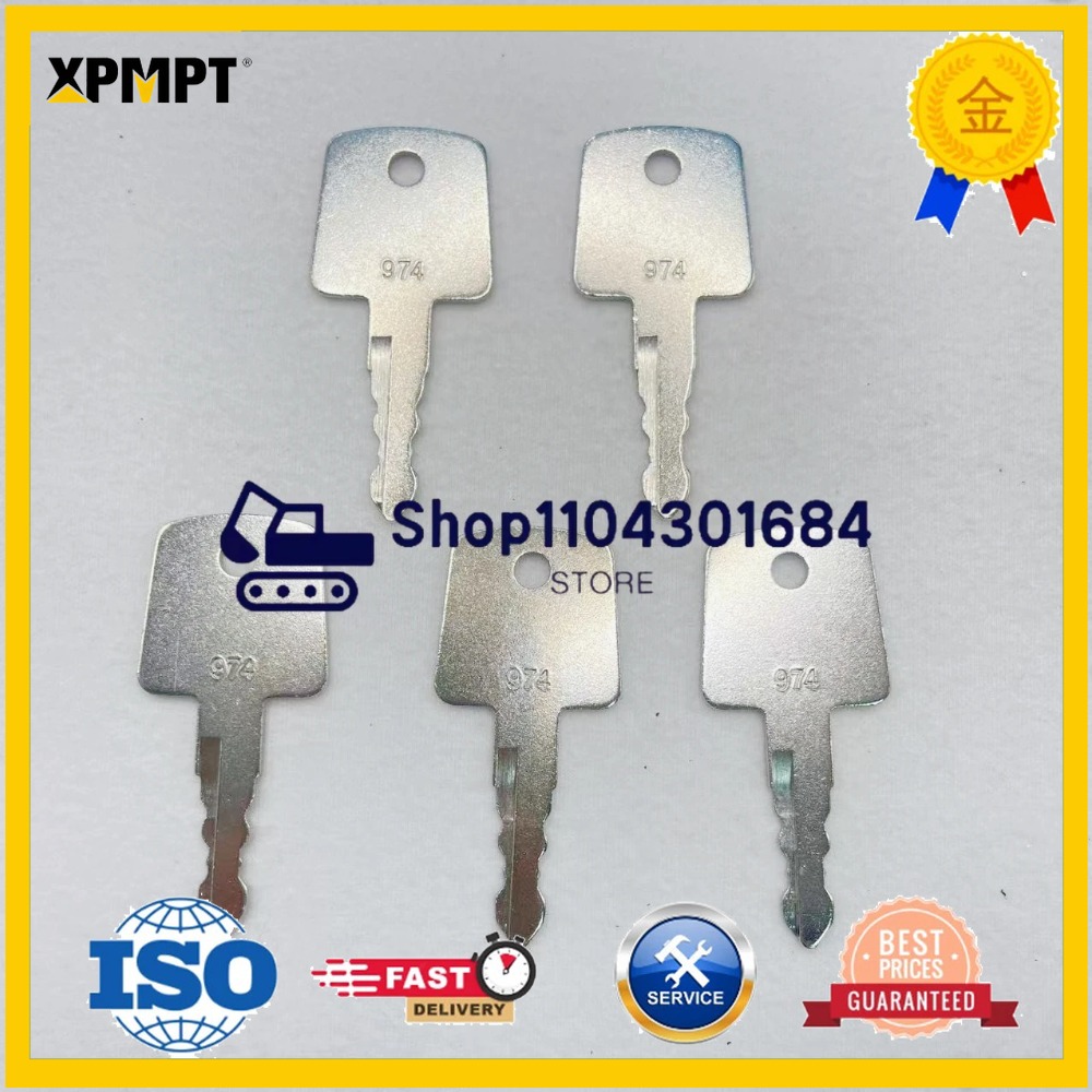 10pc Sakai Roller Ignition Key - مراجعة Heavy Equipment Keys وسعره