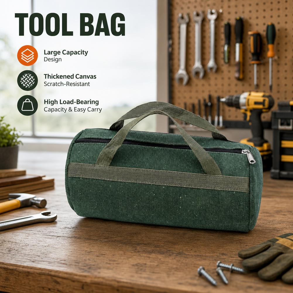 Heavy Duty Green Canvas Cylind - مراجعة Heavy Equipment Repair وسعره