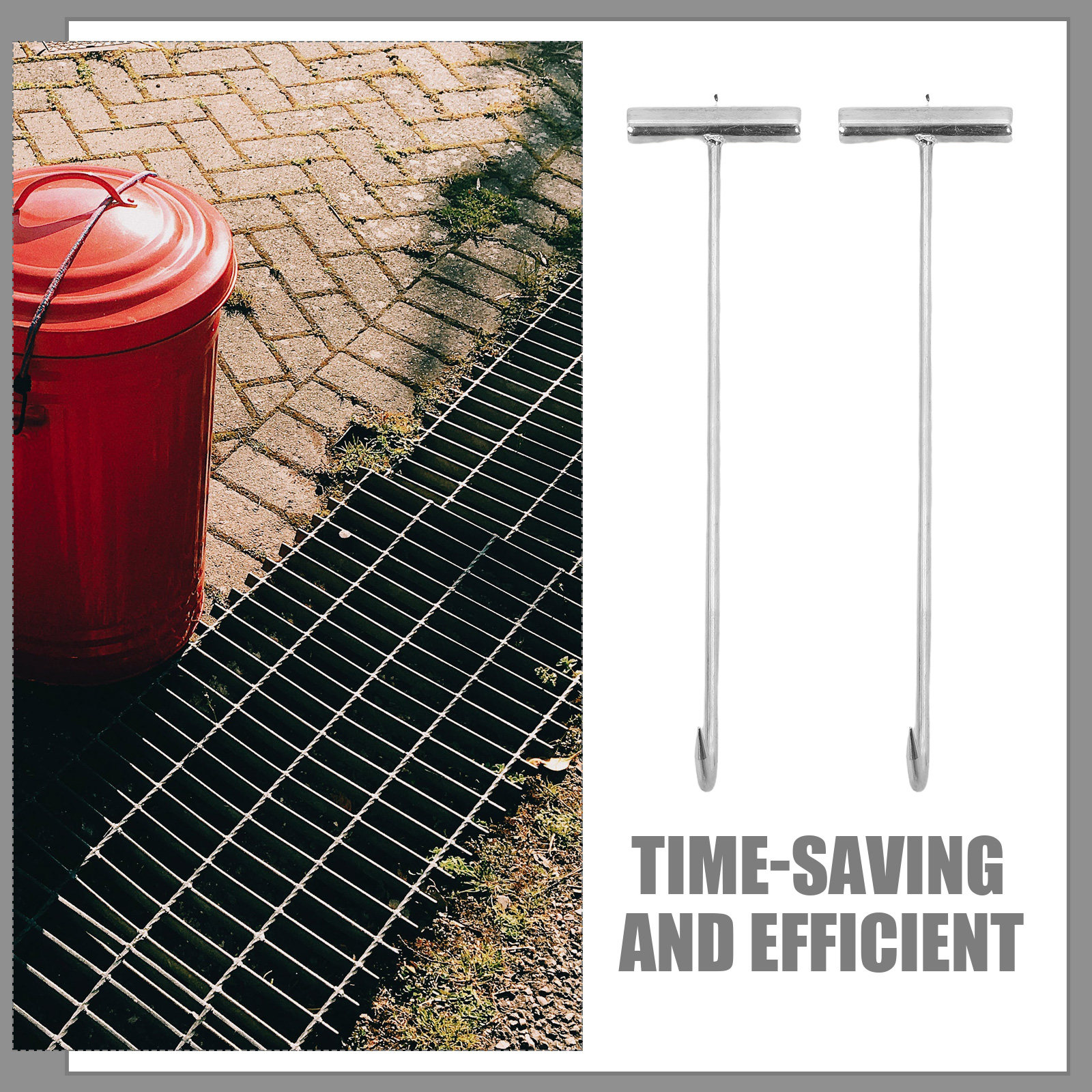 2Pcs Manhole Cover Lifter Tool - مراجعة Manhole Cover Lifting وسعره