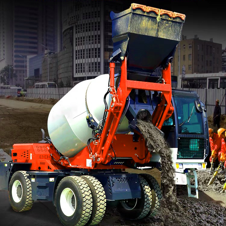 Self Loading Concrete Mixer 4. - مراجعة Concrete Mixer Machine وسعره