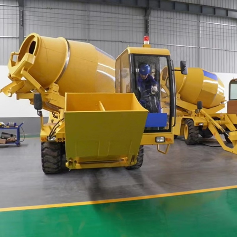 Self Loading Concrete Mixer 4. - مراجعة Concrete Mixer Machine وسعره