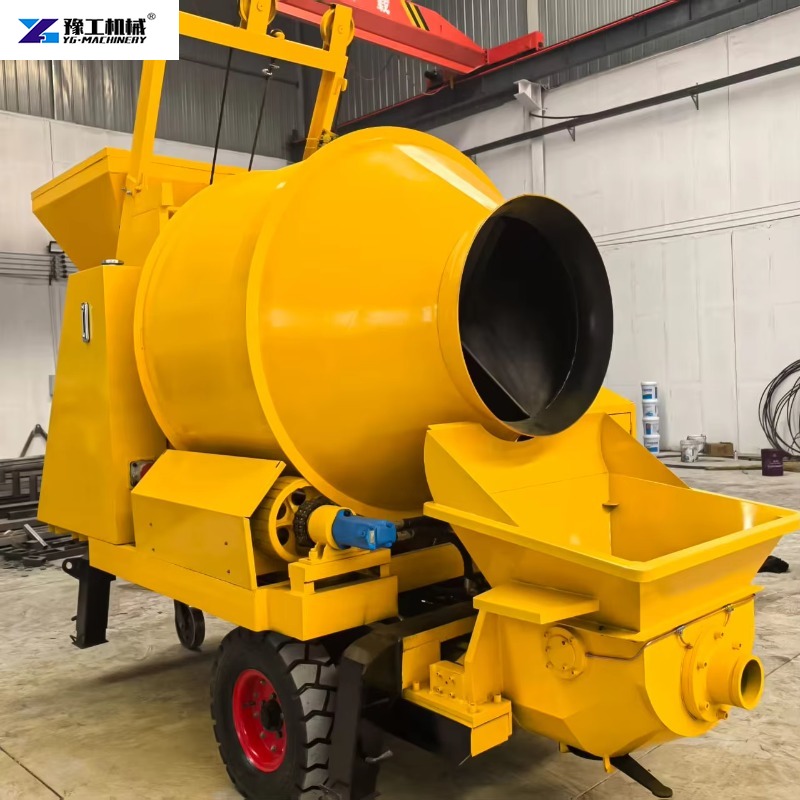 Trailer-mounted Concrete Mixer - مراجعة Concrete Mixer Machine وسعره