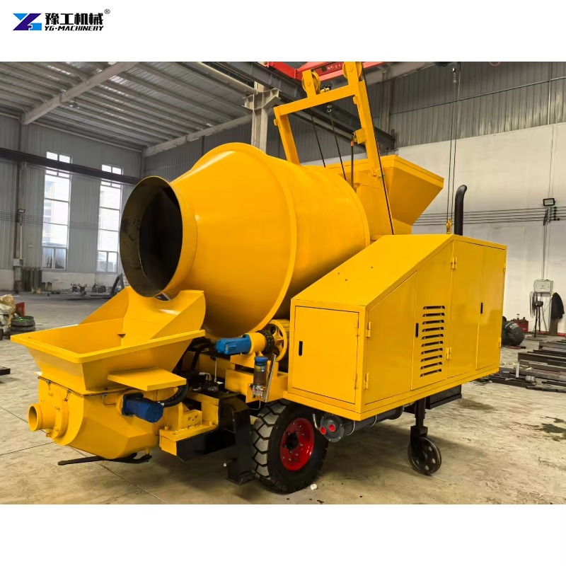 Trailer-mounted Concrete Mixer - مراجعة Concrete Mixer Machine وسعره