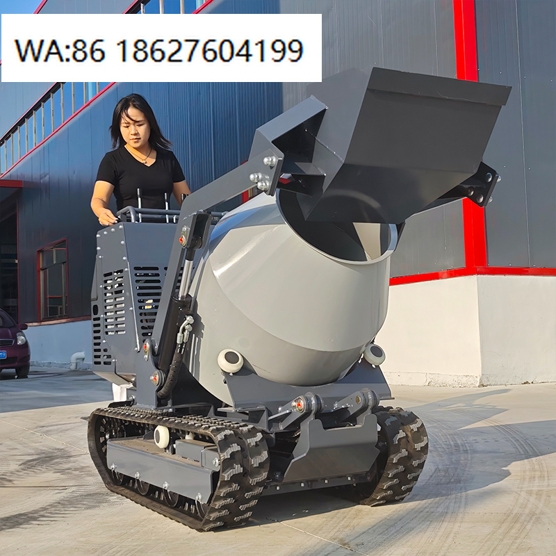 750kg Compact Crawler Concrete - مراجعة Concrete Mixer Machine وسعره