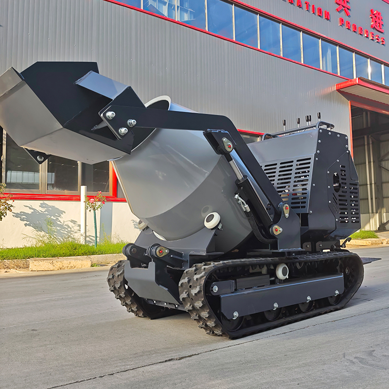 750kg Compact Crawler Concrete - مراجعة Concrete Mixer Machine وسعره
