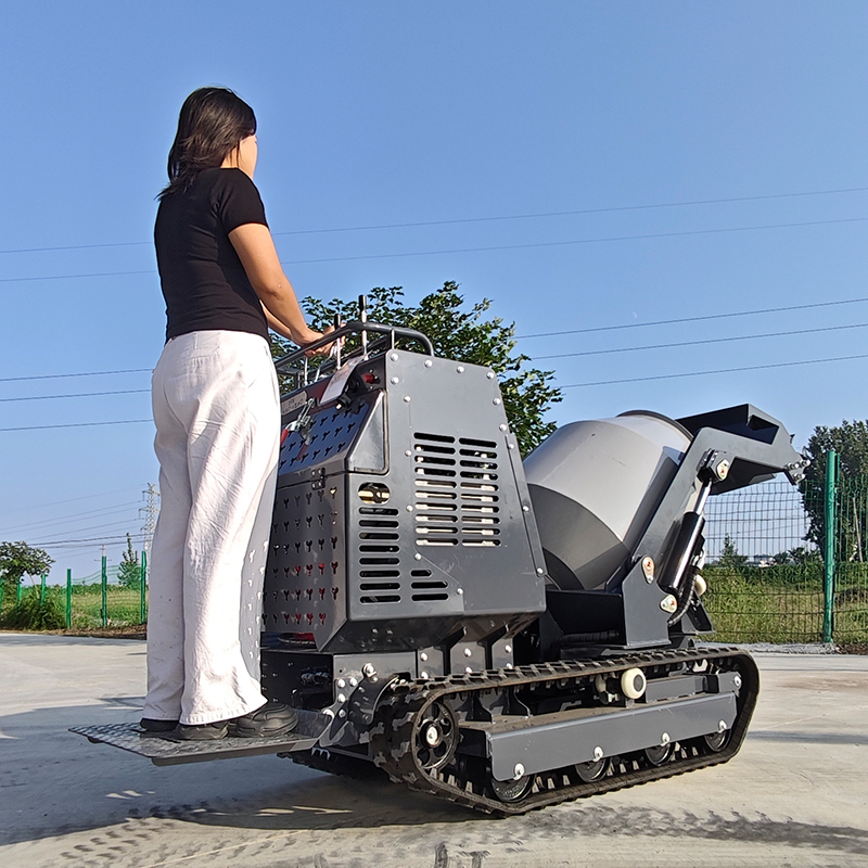 750kg Compact Crawler Concrete - مراجعة Concrete Mixer Machine وسعره