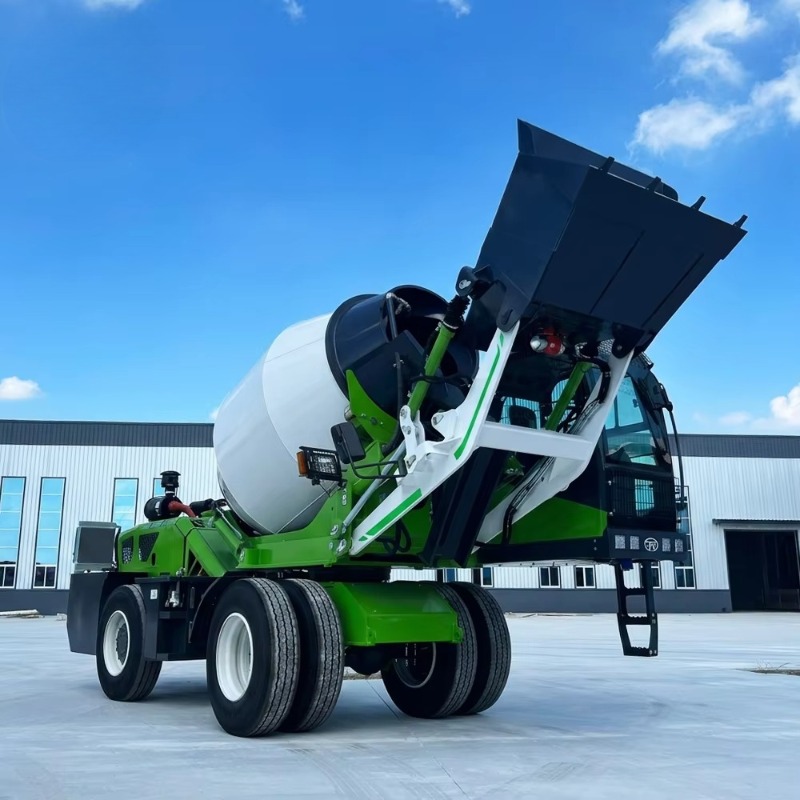 3.5m³ Self-loading Concrete Mi - مراجعة Concrete Mixer Machine وسعره