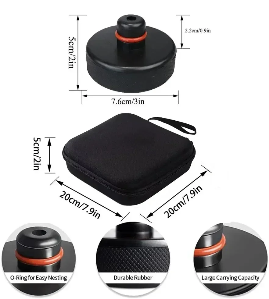 1/4Pcs Car Rubber Lifting Jack - مراجعة Manhole Cover Lifting وسعره