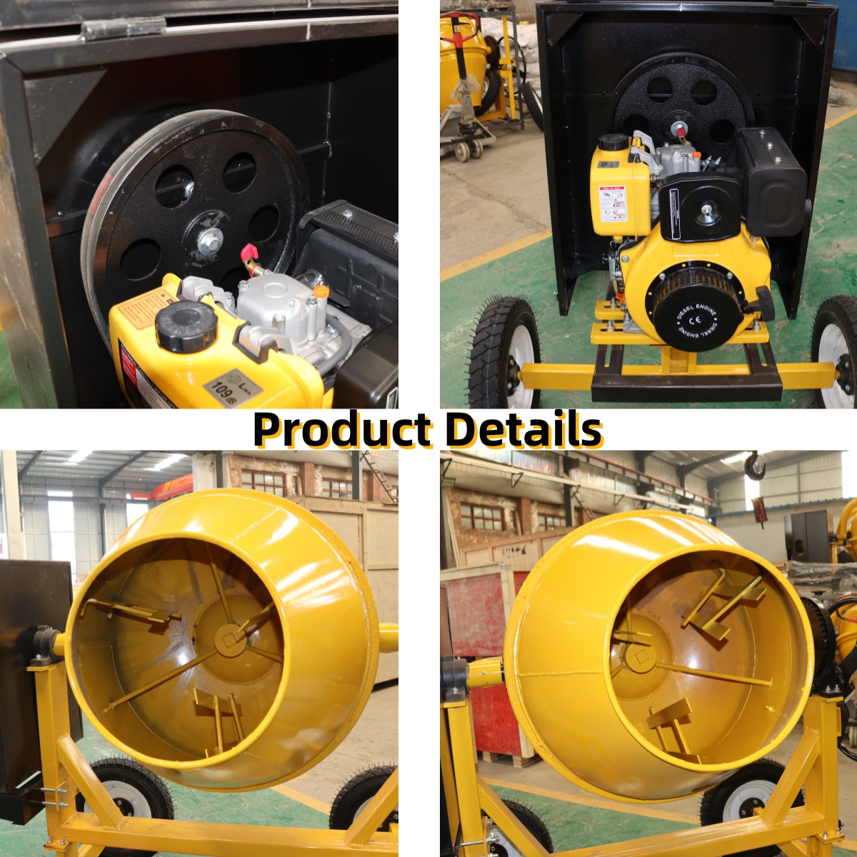 High Efficiency Portable Mini  - مراجعة Concrete Mixer Machine وسعره